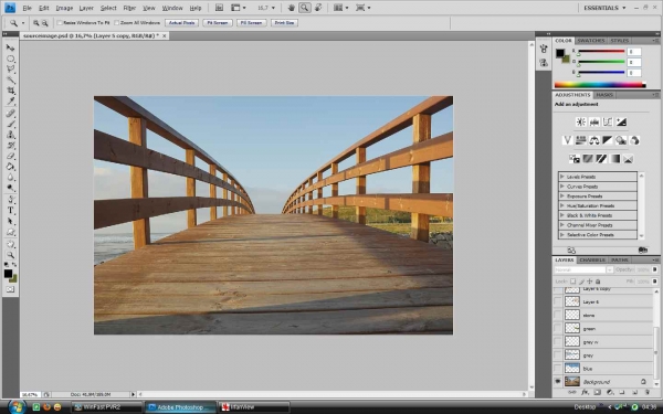 Creation of Bridge-Van Gogh: Step 1